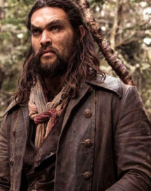 Jason Momoa Frontier Leather Trench Long Coat Jason Momoa Frontier Leather Trench Long Coat