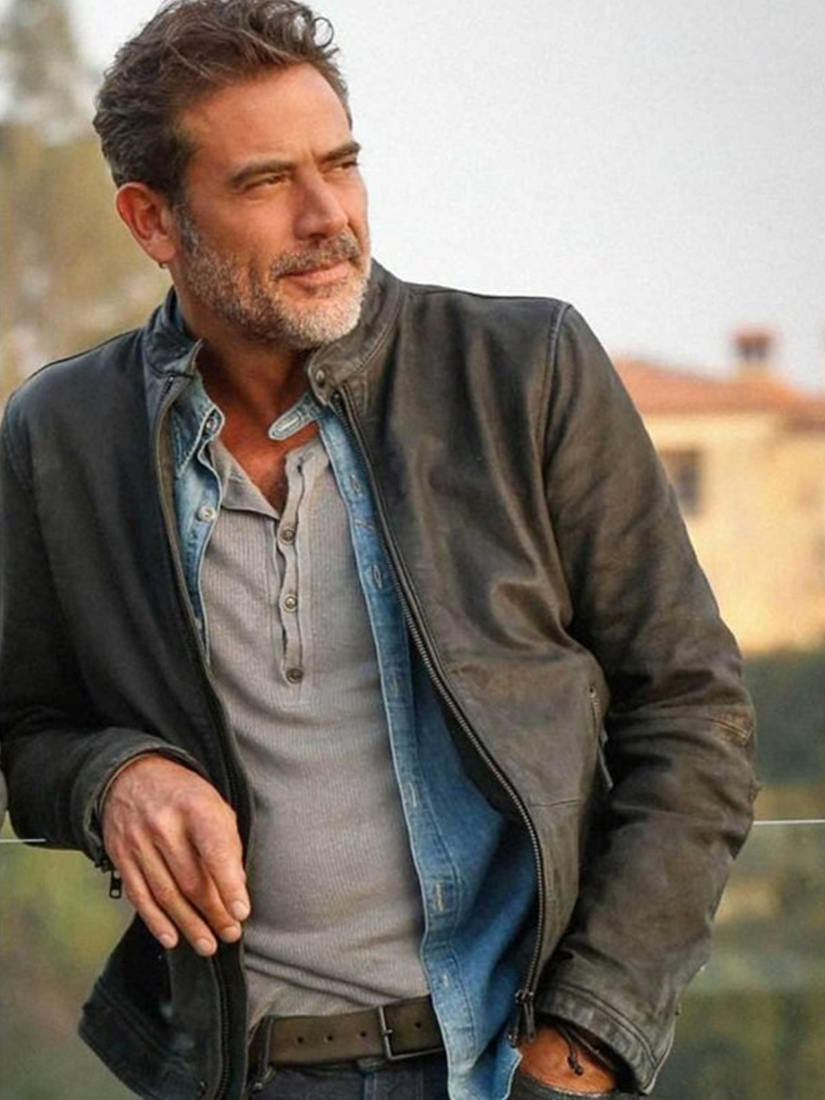 Jeffrey Dean Morgan Extant Leather Jacket