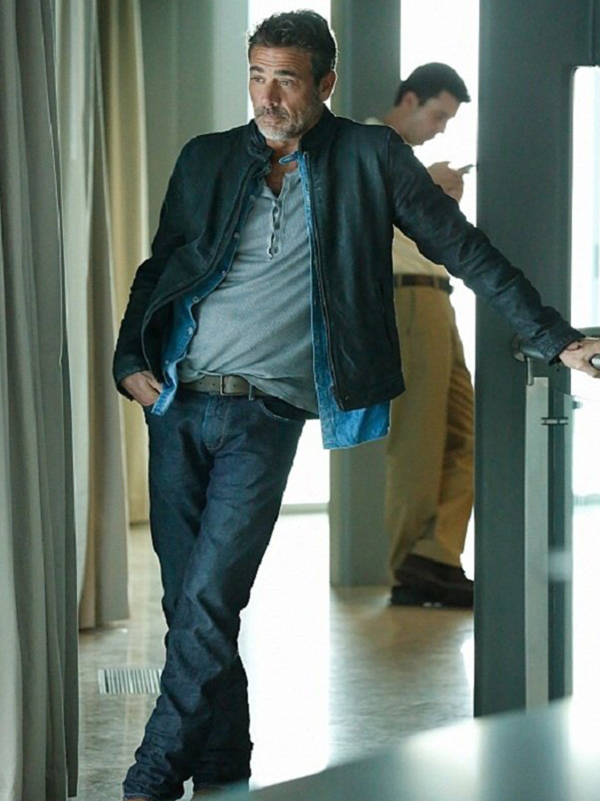 Jeffrey Dean Morgan Leather Jacket