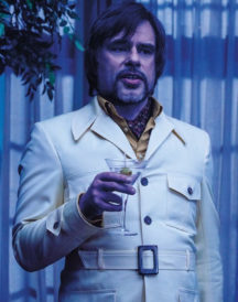 Jemaine Clement Leather Coat Jemaine Clement Leather Coat