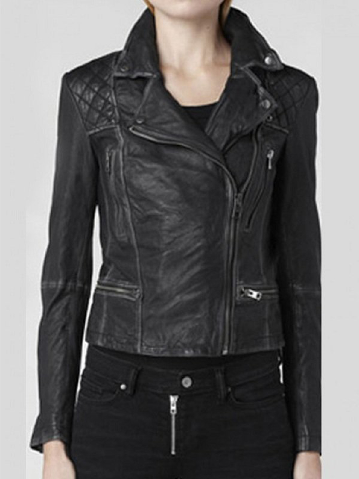 Jennifer Lawrence Moto Biker Jacket