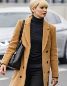 Jennifer Lawrence Sparrow Long Coat