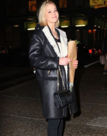 Jennifer Leather Coat