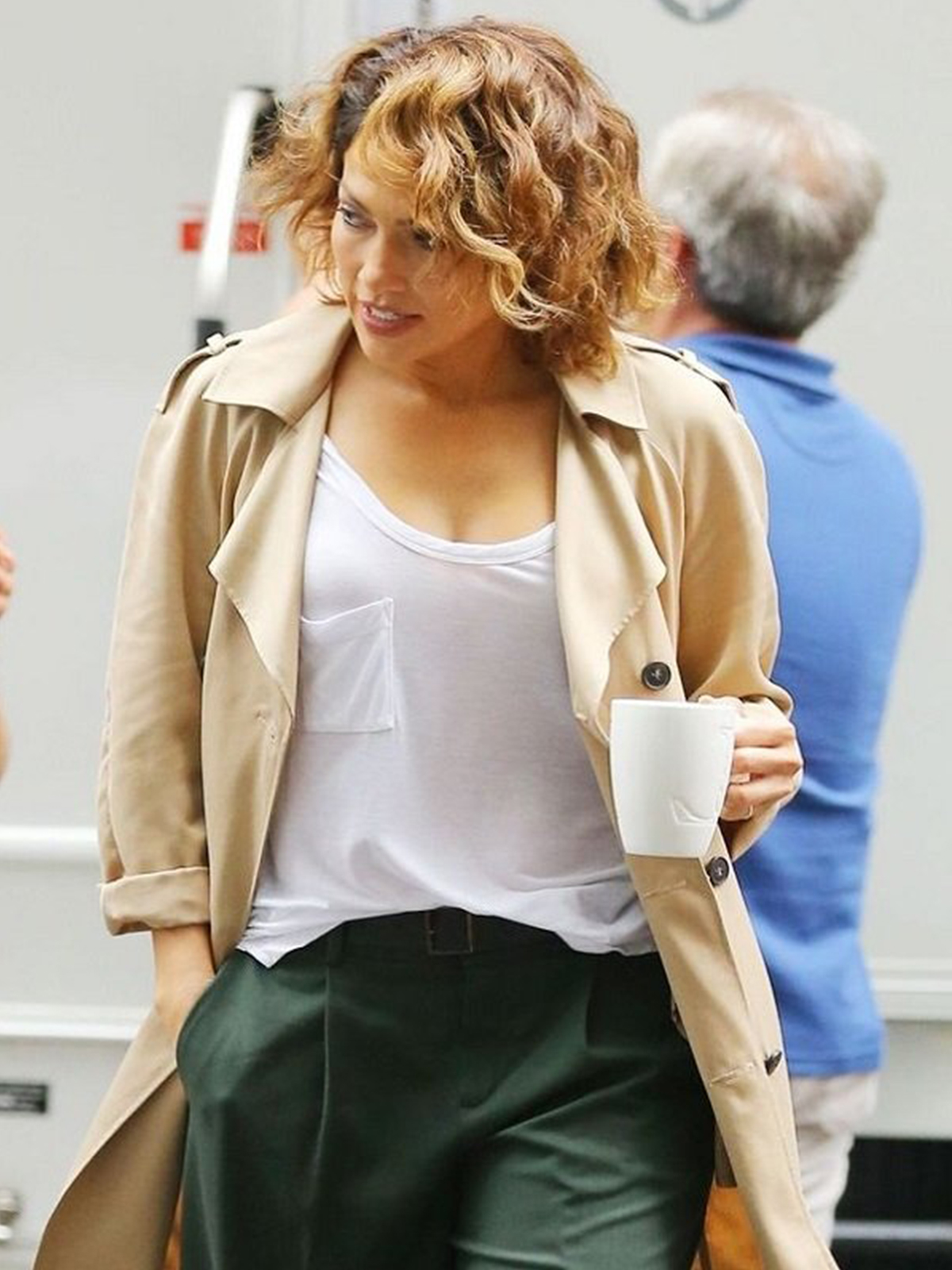 Jennifer Lopez Trench Coat