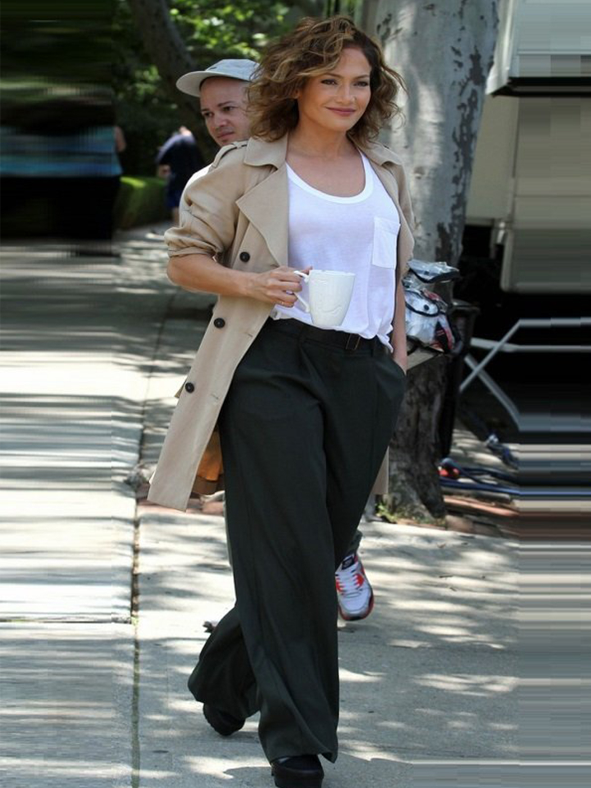 Jennifer Lopez Trench Coat