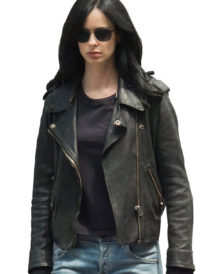 Jessica Jones The Defenders Biker Black Jacket