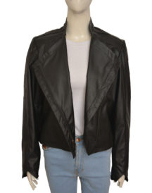 Jessica Lucas Gotham Leather Black Jacket