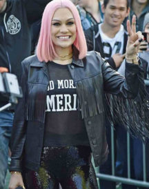 Jessie J Fringe Jacket