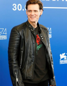 Jim Carrey Motorcycle Leather Jacket