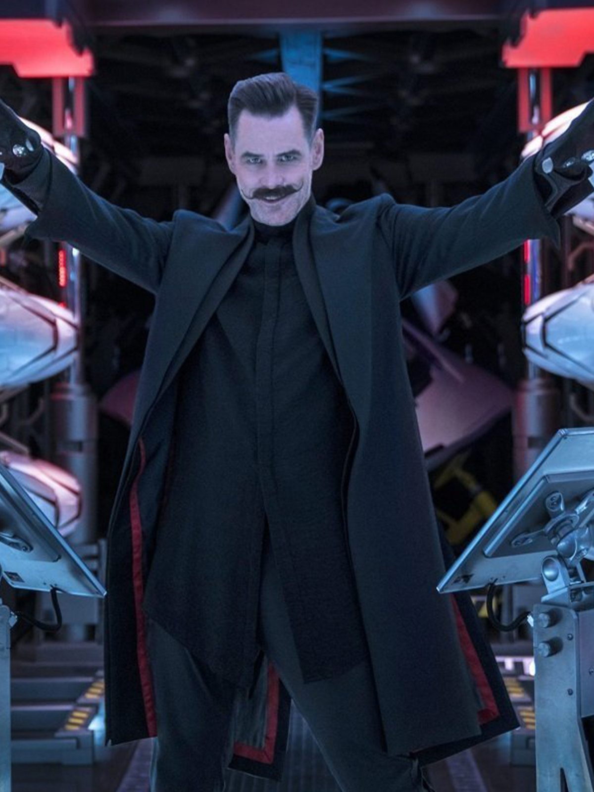 Jim Carrey Sonic the Hedgehog Coat