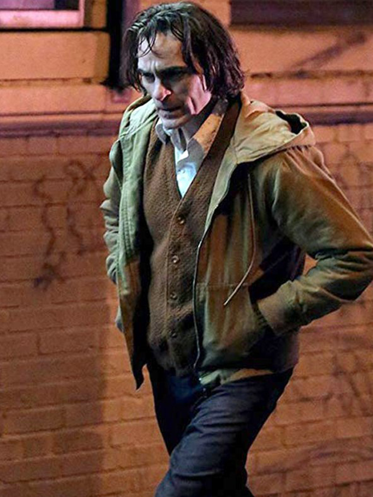 Joaquin Phoenix Cotton Jacket in Joker 2019