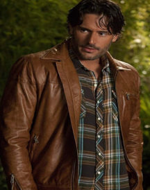 Joe Manganiello True Blood Brown Leather Jacket