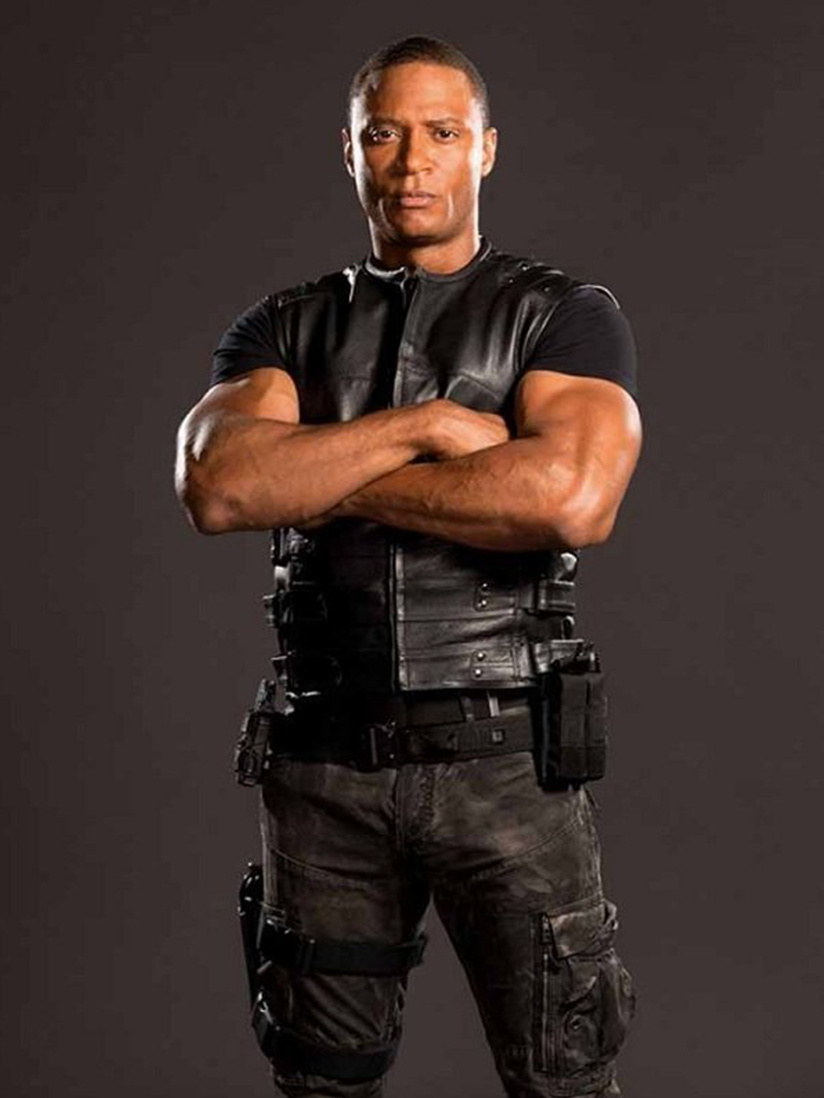 John Diggle Arrowverse Leather Vest