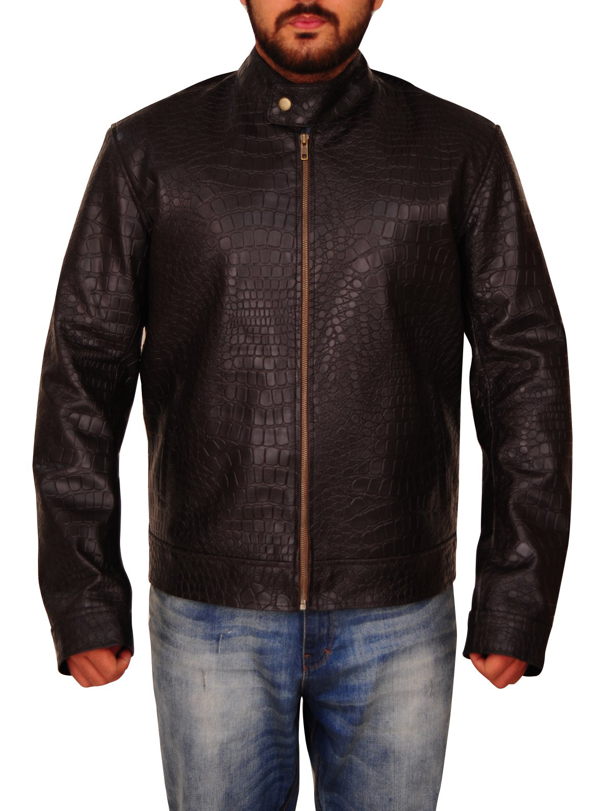 John Wick 2 Common Crocodile Leather Jacket