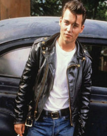 Johnny Depp Cry Baby Stylish Leather Jacket