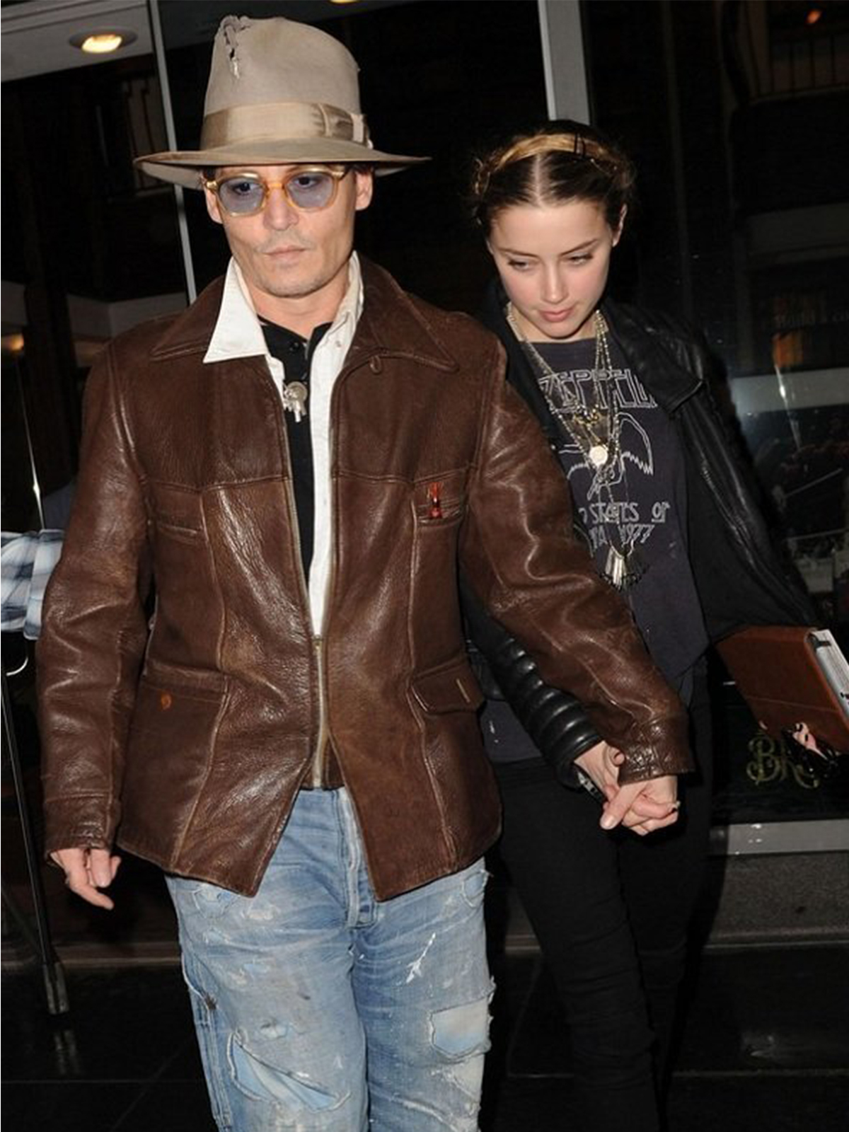 Johnny Depp Distressed Brown Jacket