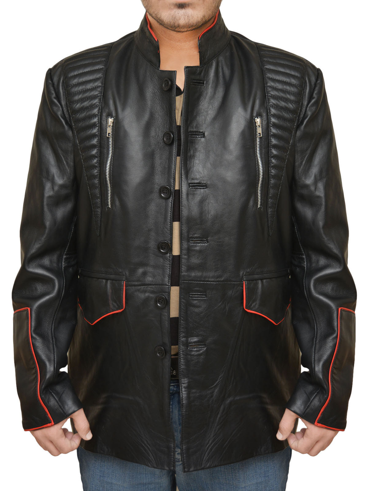 Julian Casablancas Stylish Leather Jacket