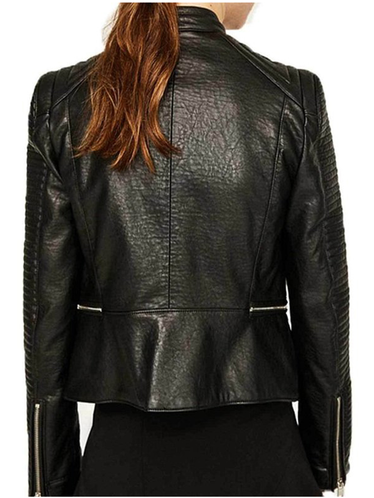 Juliana Harkavy Arrow Black Leather Jacket