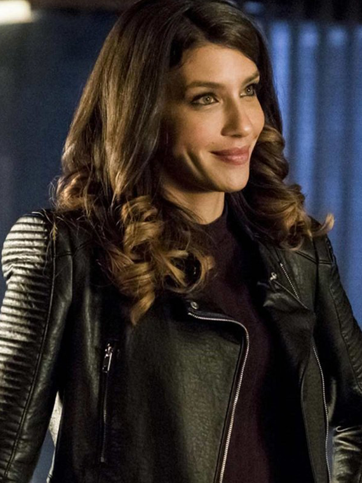 Juliana Harkavy Arrow Black Leather Jacket
