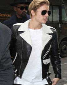 Justin Bieber Elegant Biker Jacket