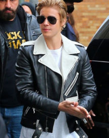 Justin Bieber Elegant Brando Biker Jacket