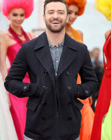 Justin Timberlake Double Breasted Wool Jacket