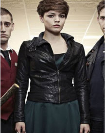 Kate Bracken Being Human Black Leather Jacket