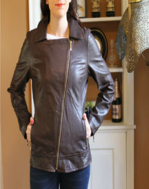 Kate Spade Linnea Biker Black Jacket