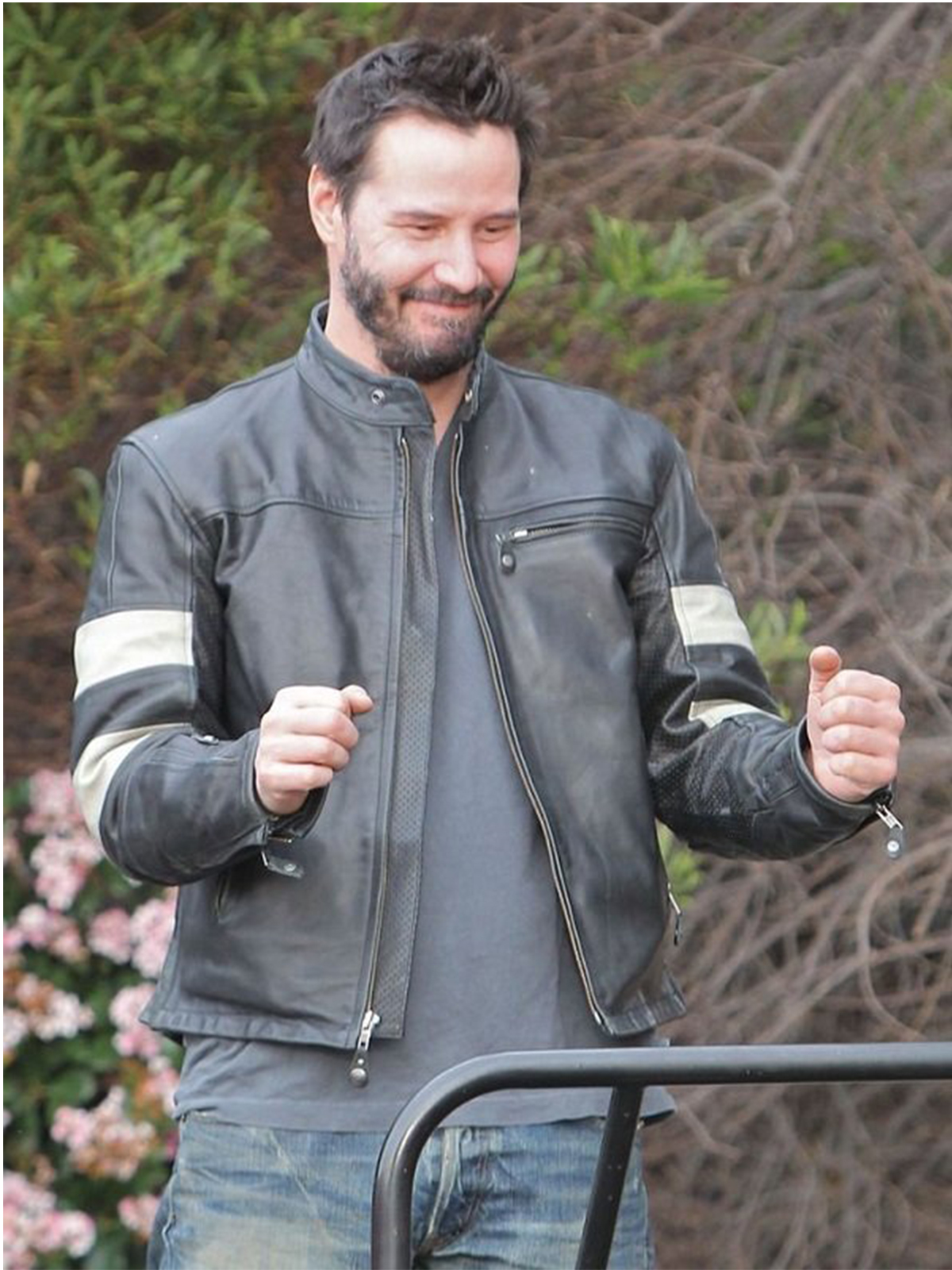 Keanu Reeves Motorcycle Leather Jacket