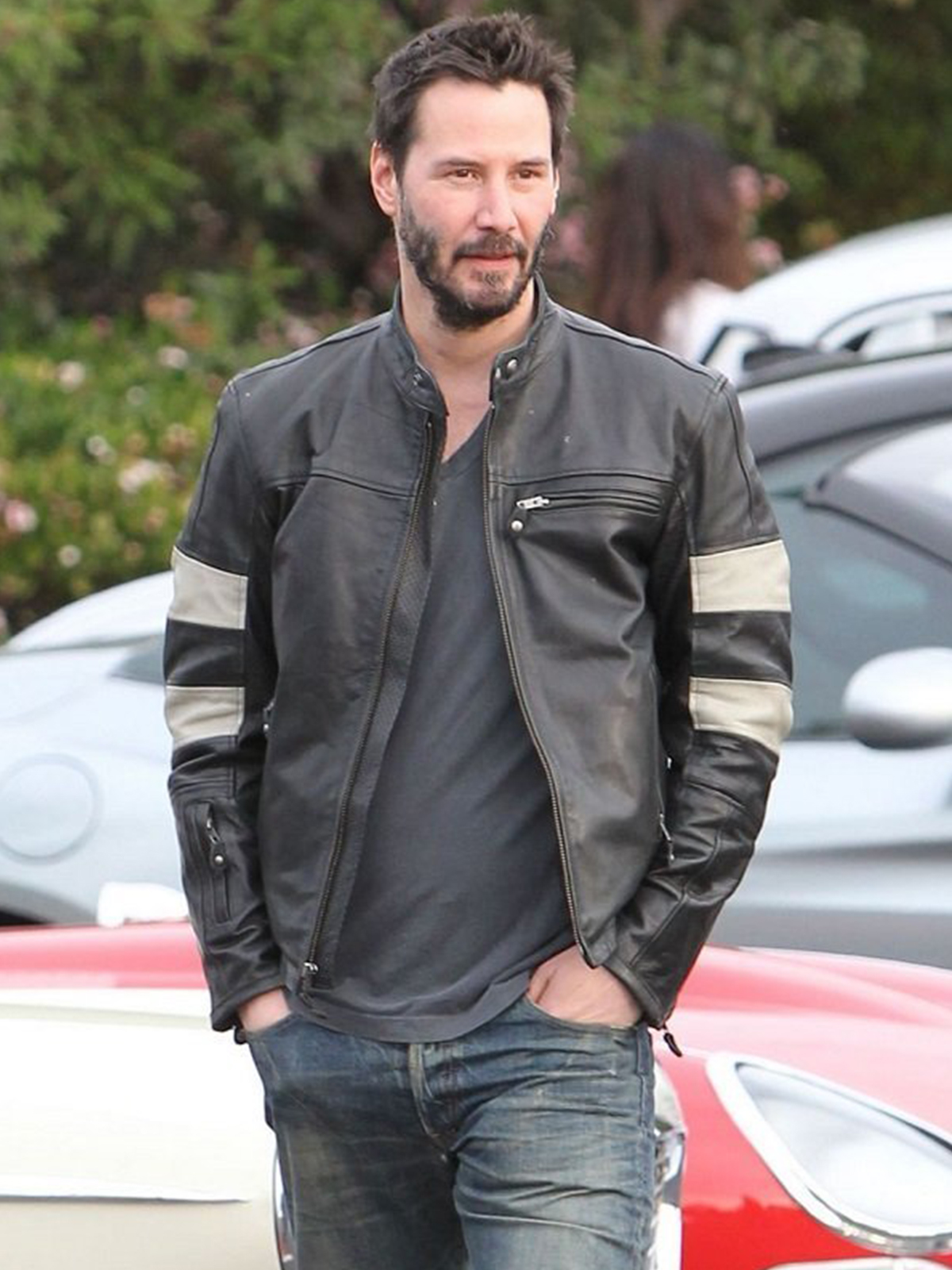 Keanu Reeves Motorcycle Leather Jacket