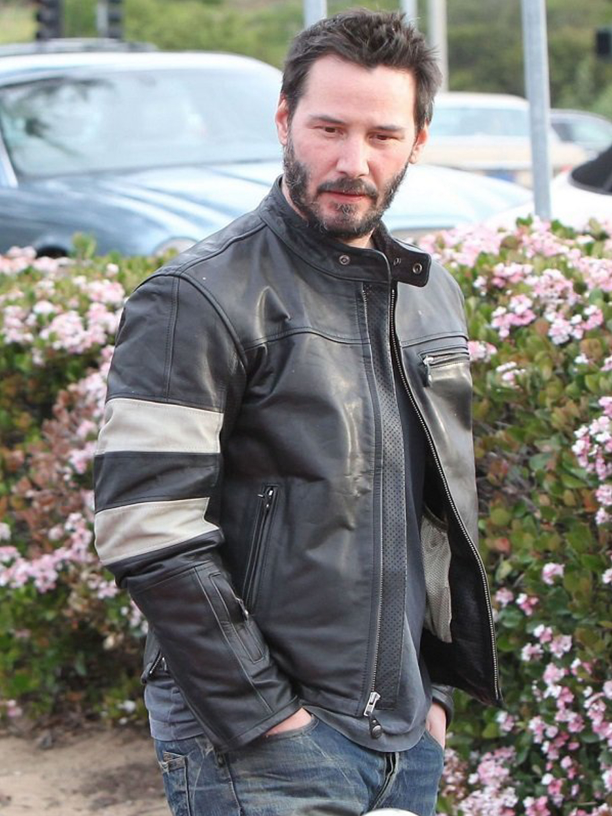 Keanu Reeves Motorcycle Leather Jacket