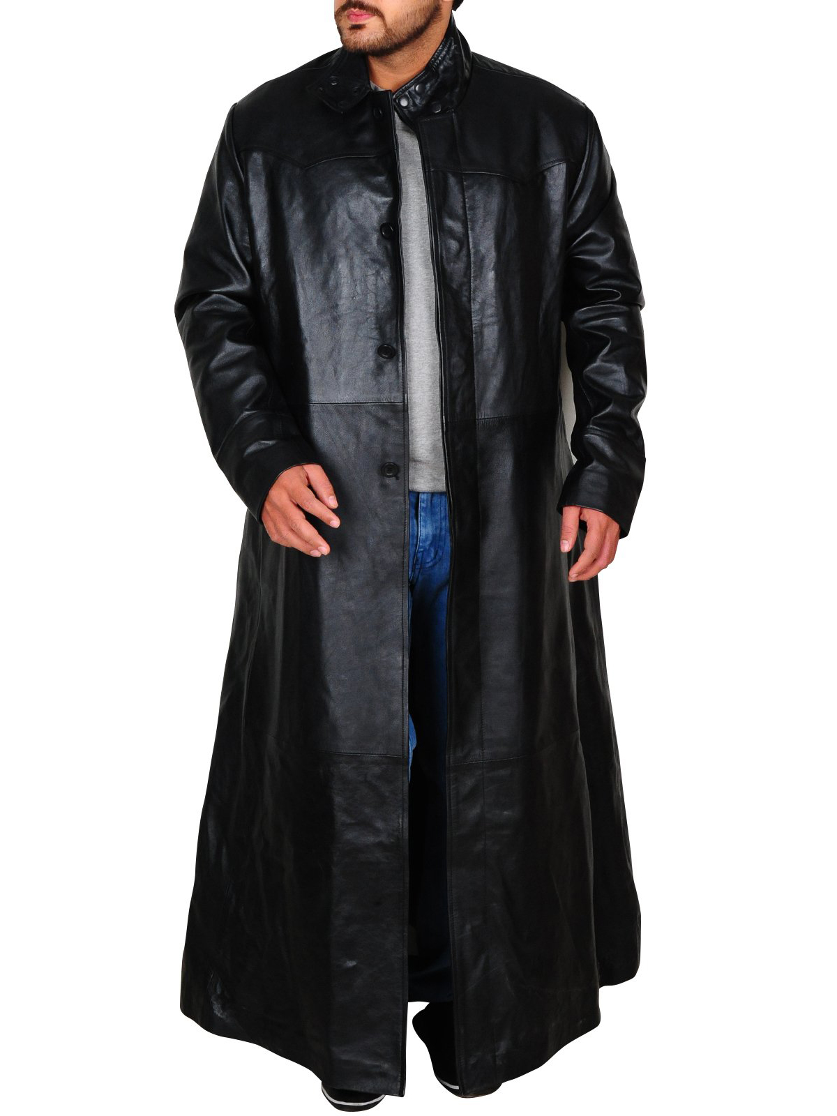 Keanu Reeves Matrix Cosplay Neo Trench Coat