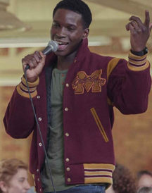 Kedar Williams Stirling Sex Education Letterman Jacket