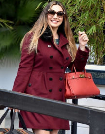 Kelly Brook Double Breasted Trench Coat