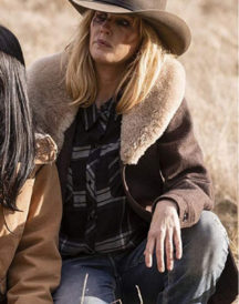 Kelly Reilly Beth Dutton Wool Coat
