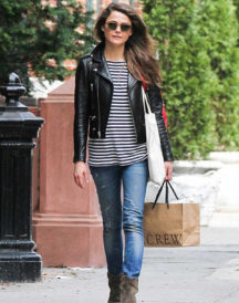 Keri Russell Motorcycle Leather Jacket