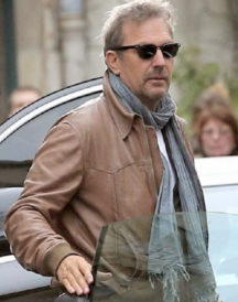 Kevin Costner 3 Days to Kill Brown Jacket
