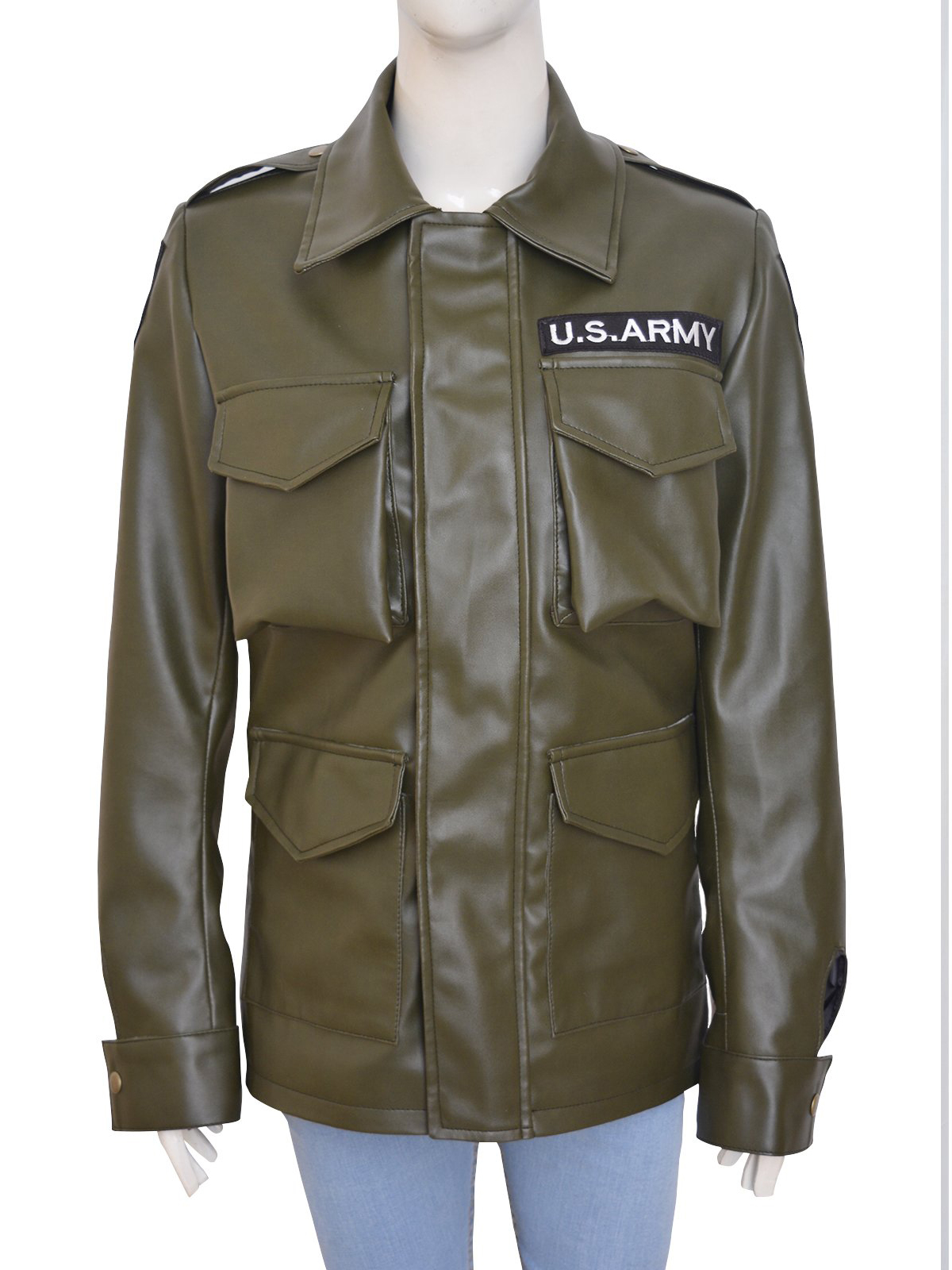 Kim Kardashian Army Green Jacket