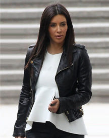 Kim Kardashian Motorcycle Jacket