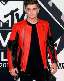 Martin Garrix Red Black Jacket