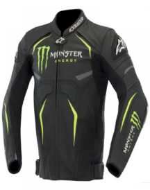 Alpinestars Hellhound Monster Energy Perforated Biker Jacket