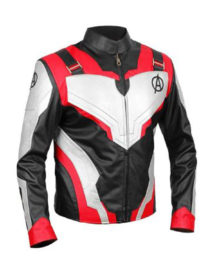 Avengers Endgame Quantum Realm Genuine Real Leather Jacket