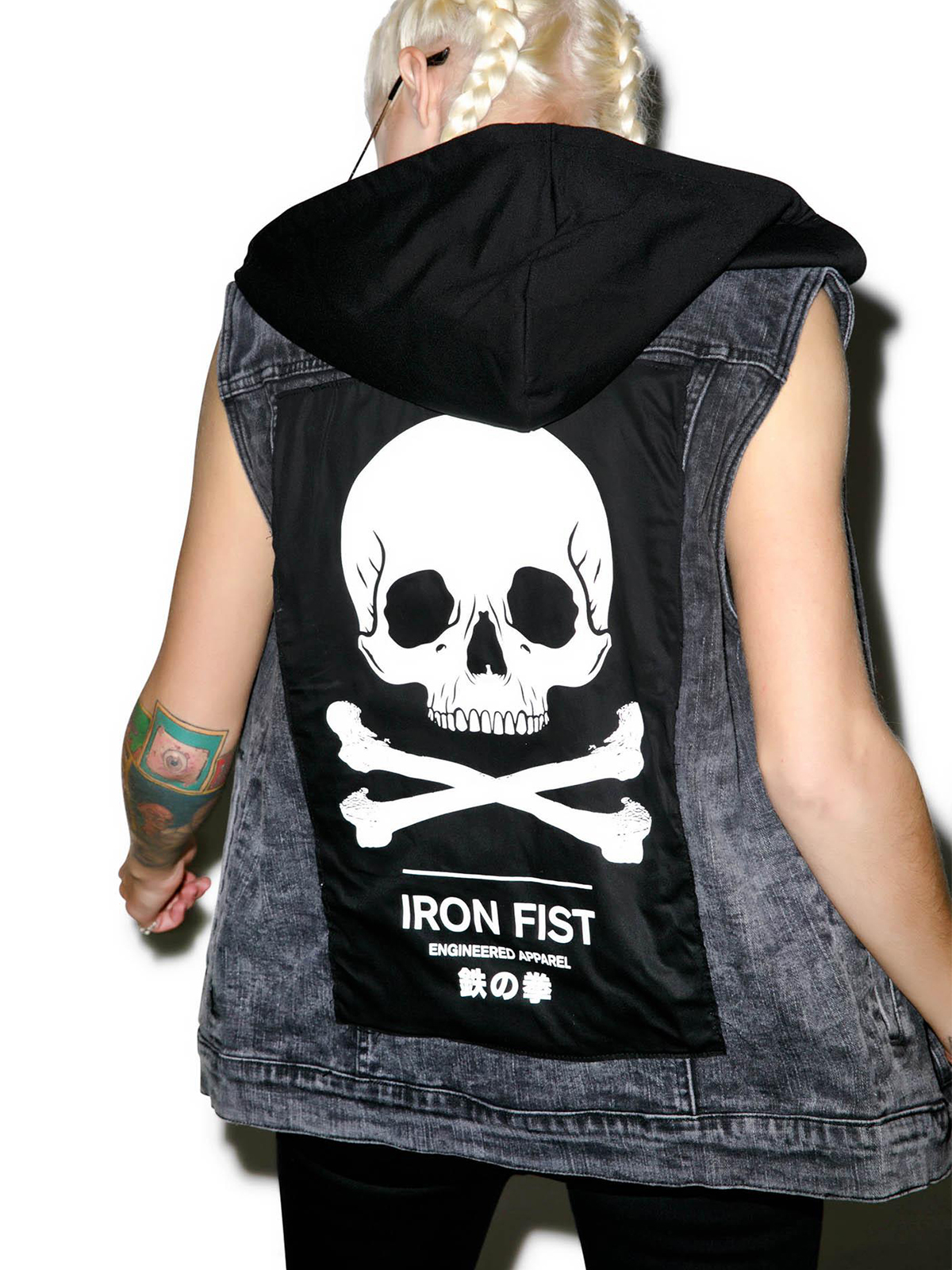 Engineered Sleeveless Trucker Vest