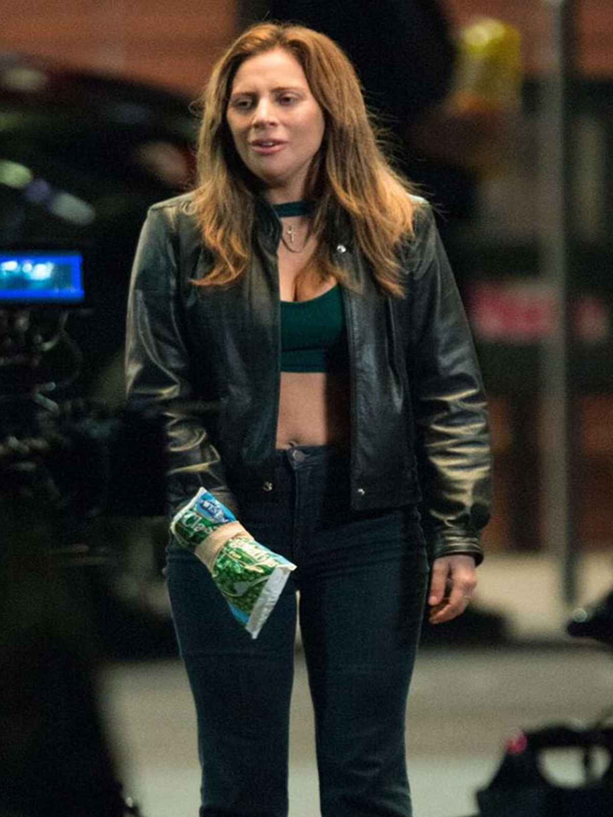 Lady Gaga Ally A Star Born Leather Jacket