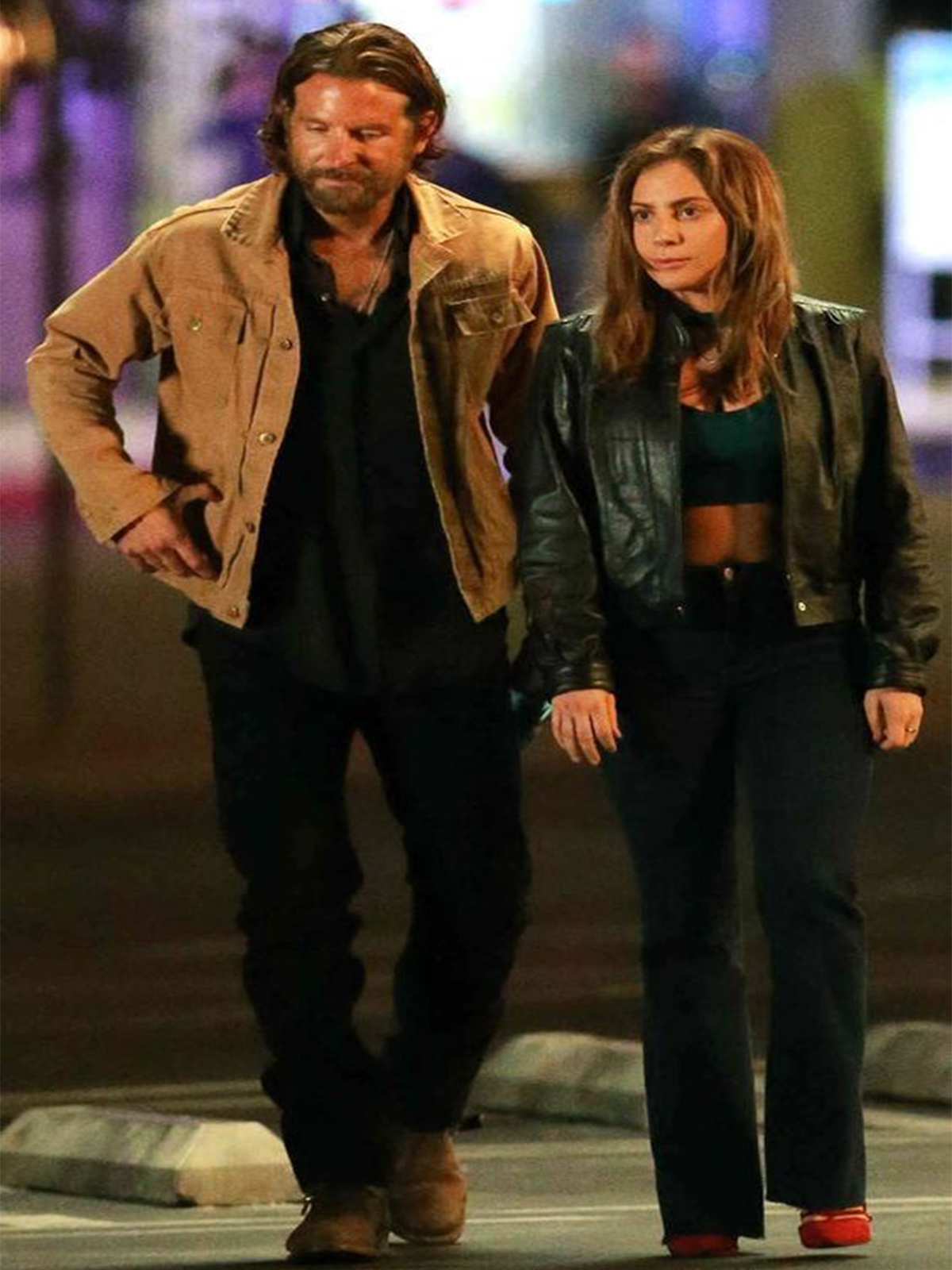 Lady Gaga Ally A Star Born Leather Jacket