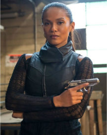 Lesley-Ann Brandt Gotham Black Leather Vest