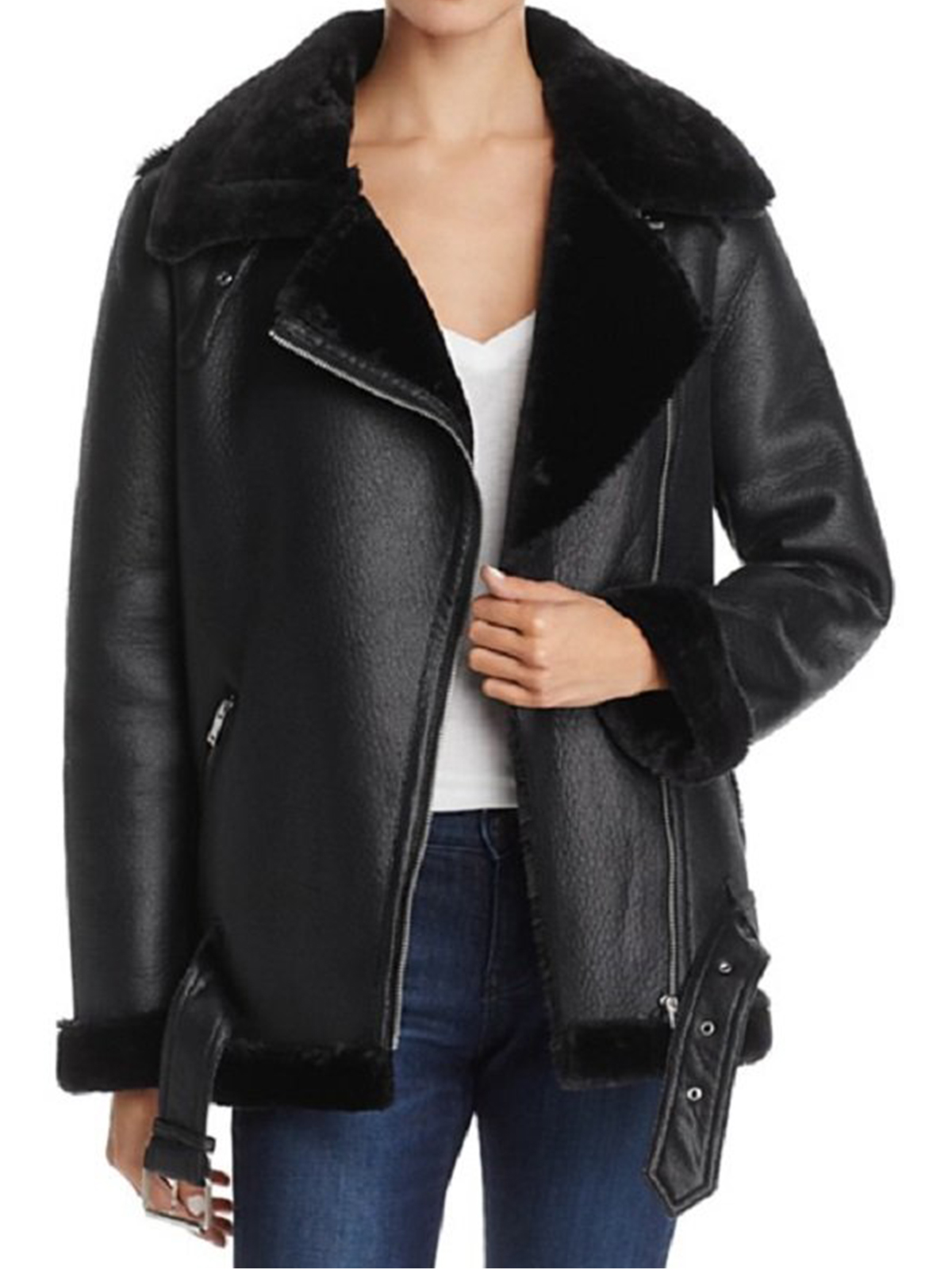 Lesley-Ann Brandt Shearling Jacket