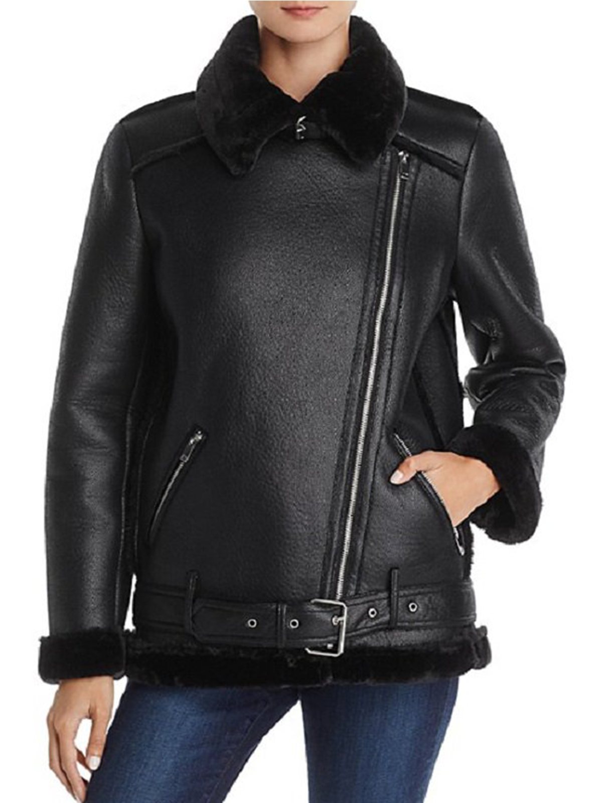 Lesley-Ann Brandt Shearling Jacket