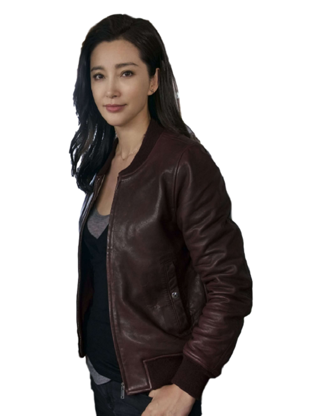 Li Bingbing The Meg Suyin Brown Jacket