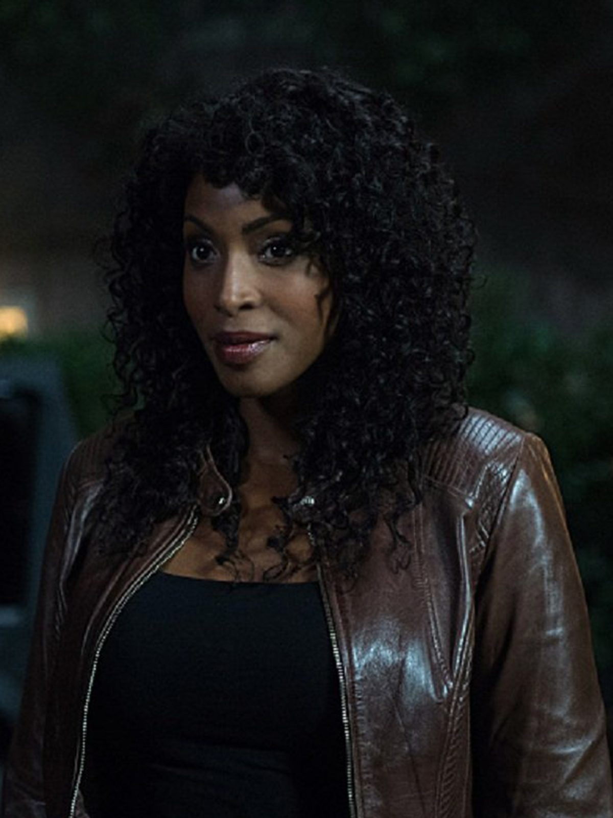 Lisa Berry Supernatural Brown Leather Jacket